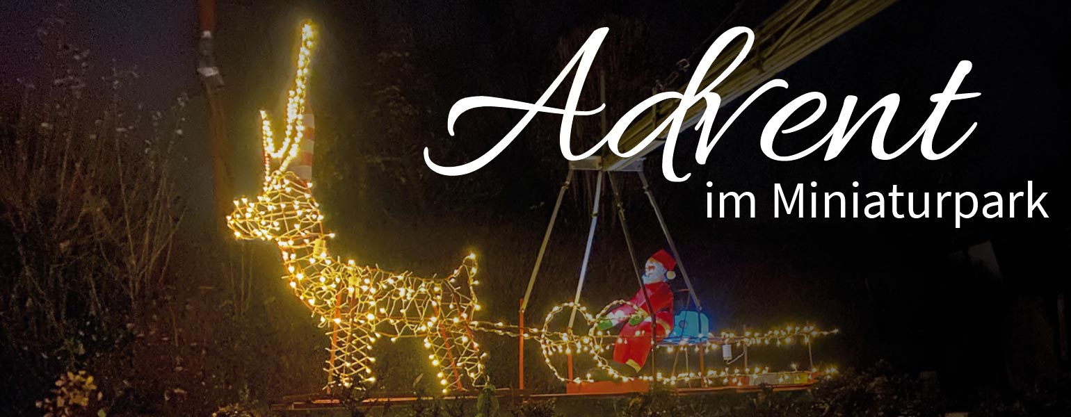Kleine Sächsische Schweiz - Advent 2023 im Miniaturpark
