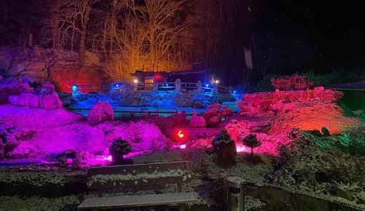 Kleine Sächsische Schweiz - Advent im Miniaturpark - weihnachtliche Beleuchtung