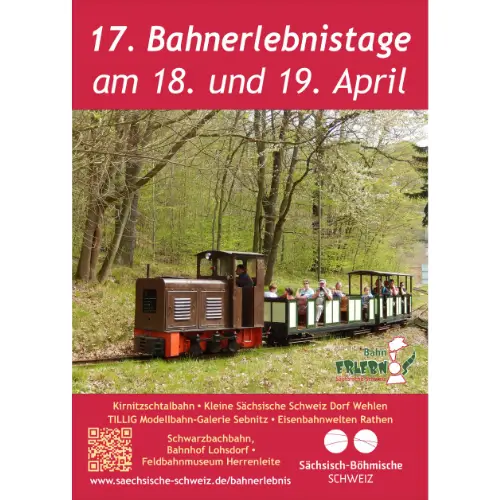 17. Bahnerlebnistage 2026 - Plakat Vorschau